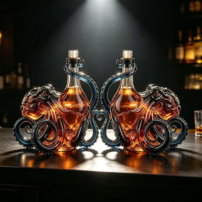 🎁  3D Octopus Bottle 🐙🥃