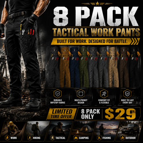 Men's Cargo Pants,Tactical Pants for Men Stretch,Durable Ripstop EDC Work Pants for Hiking