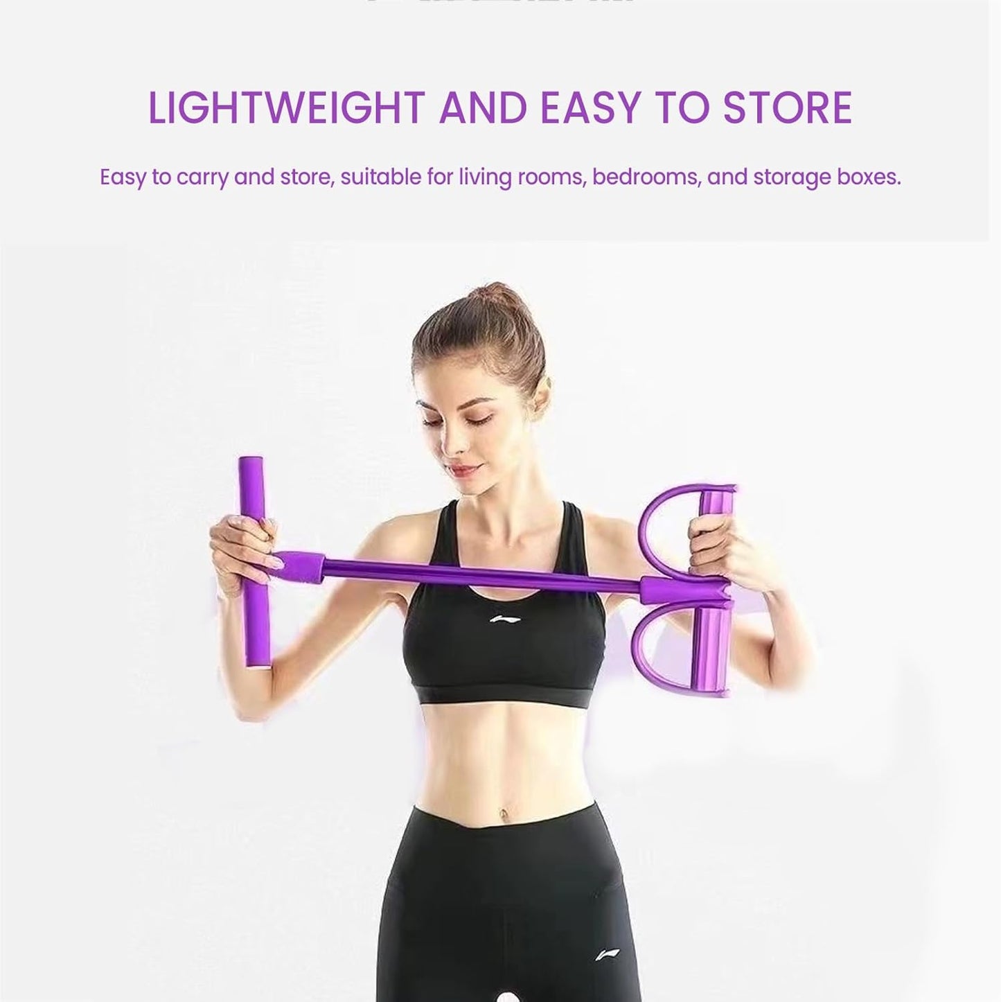 💥 2026 Latest 8-Tube Pedal Resistance Device 💪 Portable Home Workout Fitness Equipment