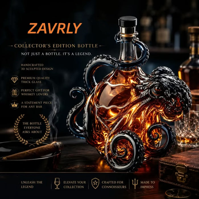 🎁  3D Octopus Bottle 🐙🥃