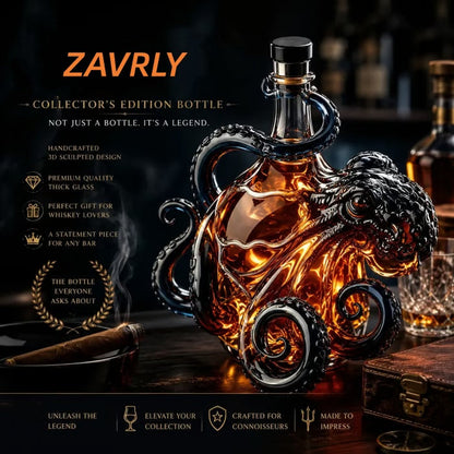 🎁  3D Octopus Bottle 🐙🥃
